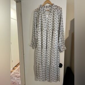 Motherhood maternity dress black floral